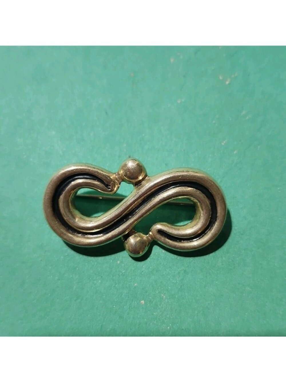 Vintage Infinity Figure 8 Brooch STERLING SILVER MMA Metropolitan Museum Of Art